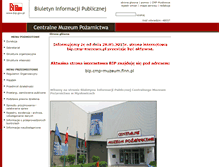 Tablet Screenshot of bip.cmp-muzeum.pl